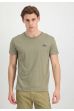 Tricou ALPHA INDUSTRIES Backprint khaki