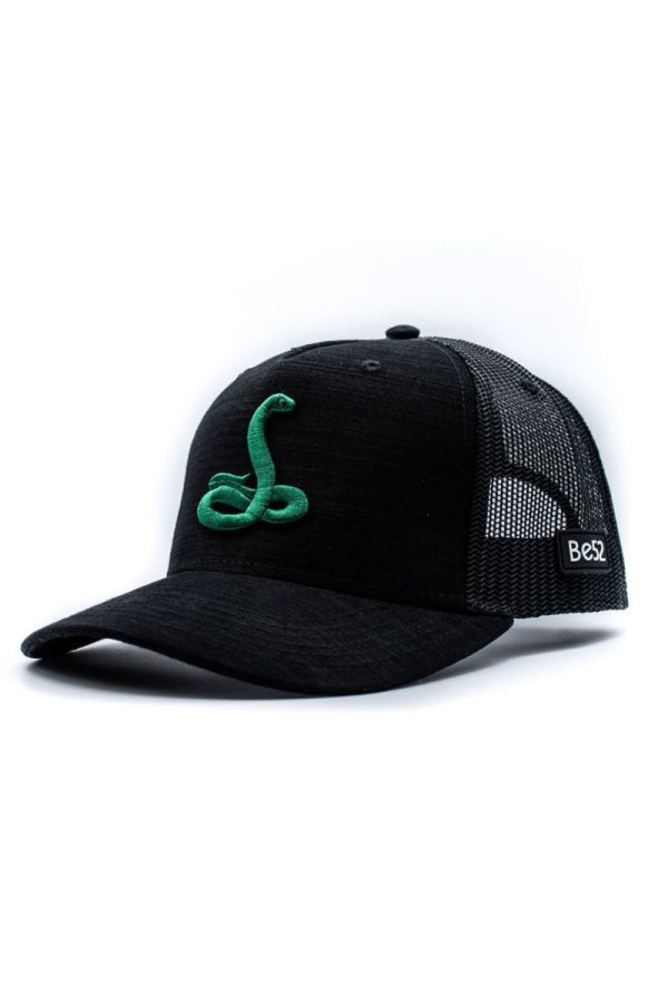 Șapcă BE52 Snake Snapback black/green