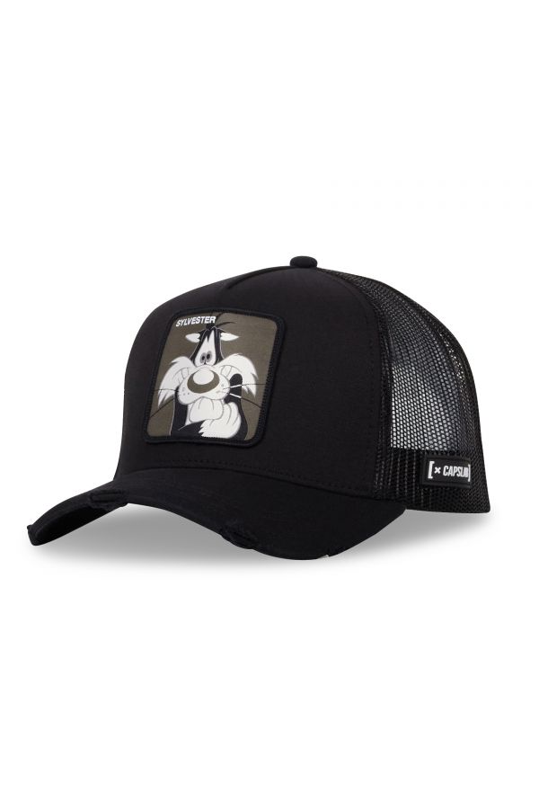 Șapcă CAPSLAB Looney Tunes Sylvester Rip black