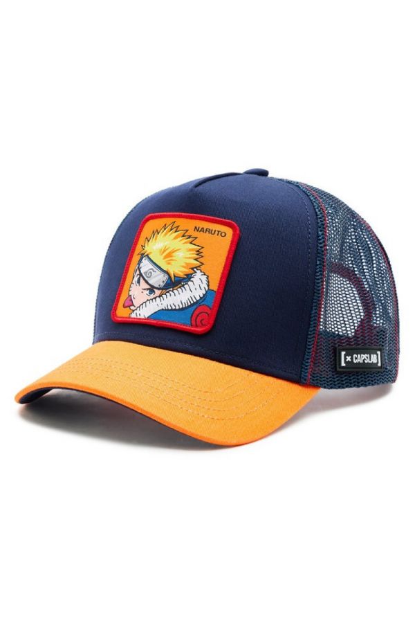 Șapcă CAPSLAB Naruto navy/orange