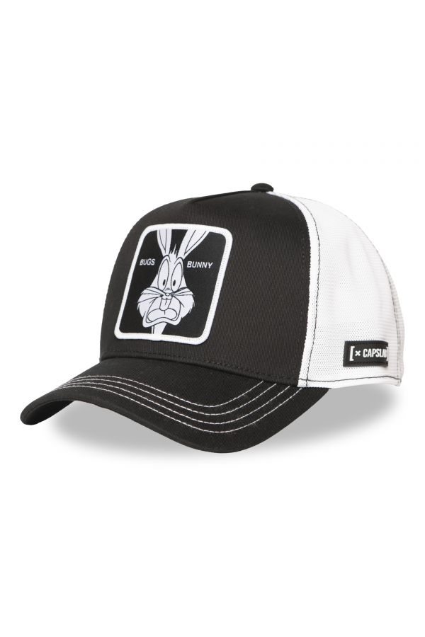 Șapcă CAPSLAB Looney Tunes Bugs Bunny black/white