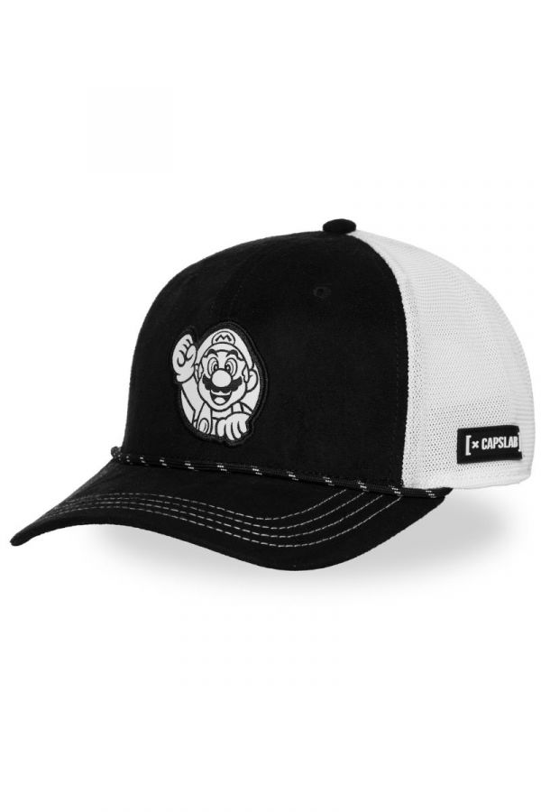 Șapcă CAPSLAB Super Mario String black