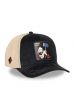 Șapcă CAPSLAB Dc comics Harley Quin black/beige