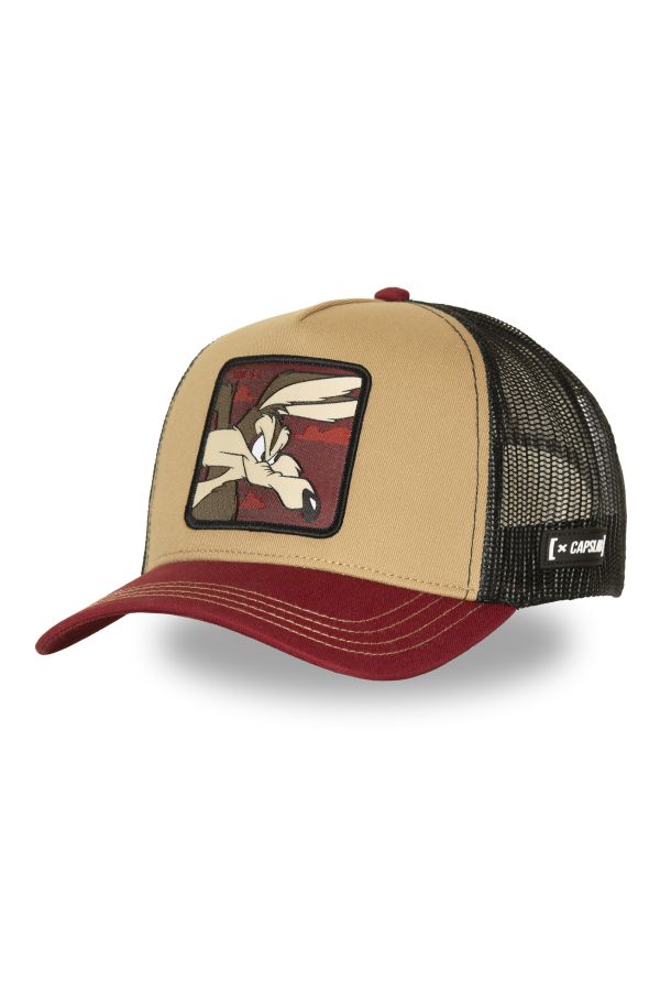 Șapcă CAPSLAB Looney Tunes Coyote brown