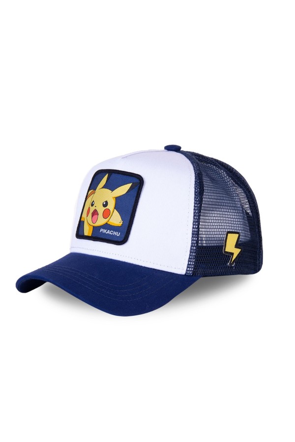 Șapcă CAPSLAB Pokemon white/blue