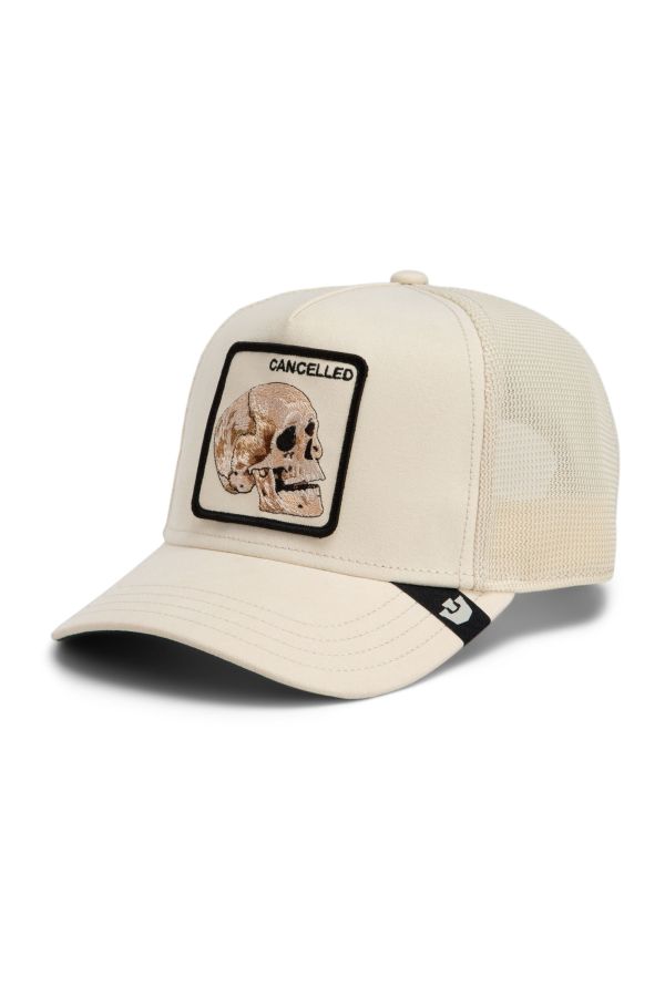 Șapcă GOORIN BROS. Suede Cancelled Skull cream