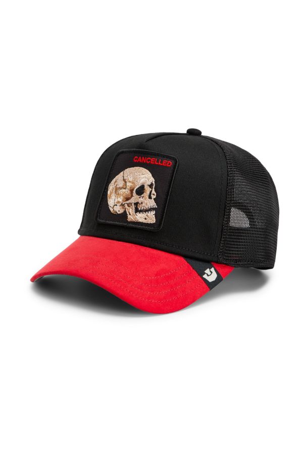 Șapcă GOORIN BROS. Suede Cancelled Skull black