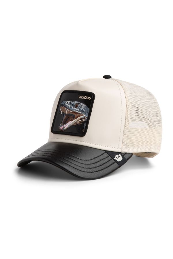Șapcă GOORIN BROS. Leather Snake beige