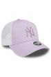 Șapcă NEW ERA 9FORTY Af Trucker MLB Rhinestone NEYYAN pink