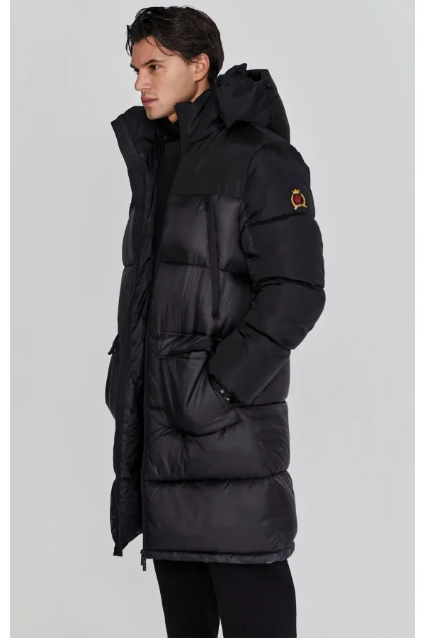 Jachetă SIKSILK Puffer Coat black