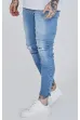 Blugi SIK SILK Skinny Distressed Denims Blue