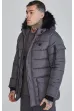 Jachetă SIKSILK Expedition Parka grey