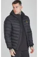 Jachetă SIKSILK Packable Bubble Jacket black