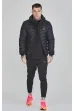 Jachetă SIKSILK Packable Bubble Jacket black