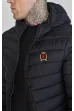 Jachetă SIKSILK Packable Bubble Jacket black