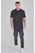 Tricou SIKSILK Oversized T-shirt black