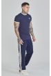 Tricou SIKSILK Ringer Tee navy