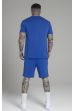 Set SIKSILK Shorts and Tshirt blue