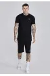Set SIKSILK Shorts and Tshirt black