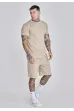 Set SIKSILK Shorts and Tshirt beige