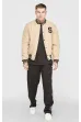 Geacă bomber SIKSILK Anniversary Jacket beige