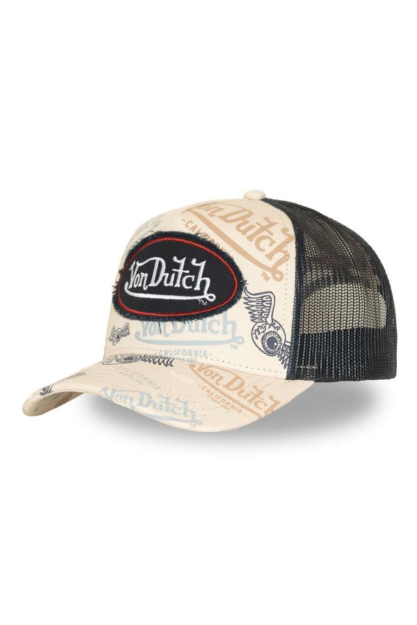 Șapcă VON DUTCH Graphic Color beige