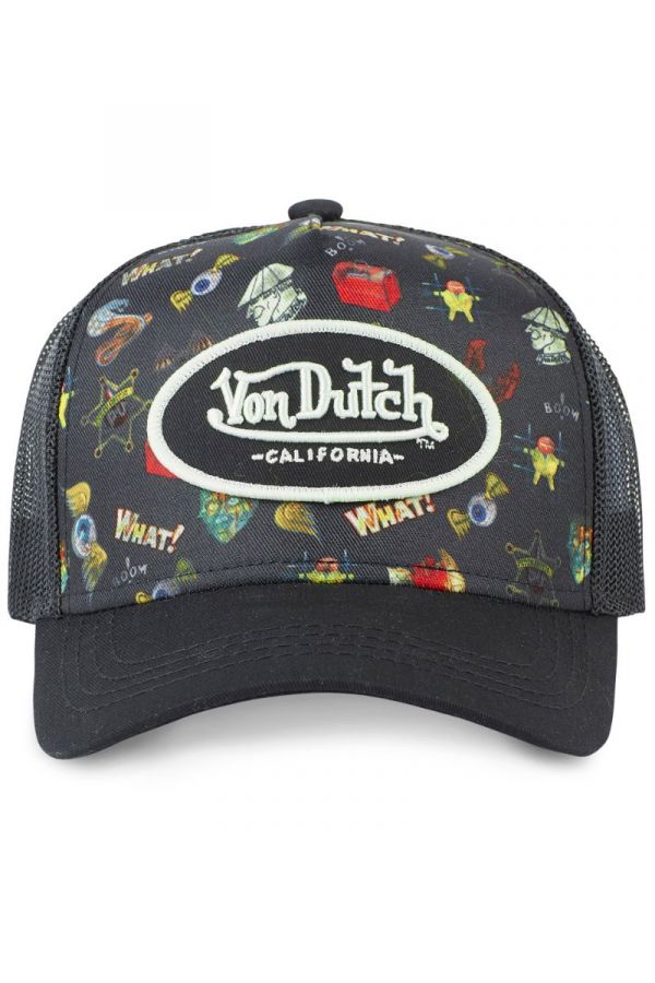 Șapcă VON DUTCH Graphic Color black