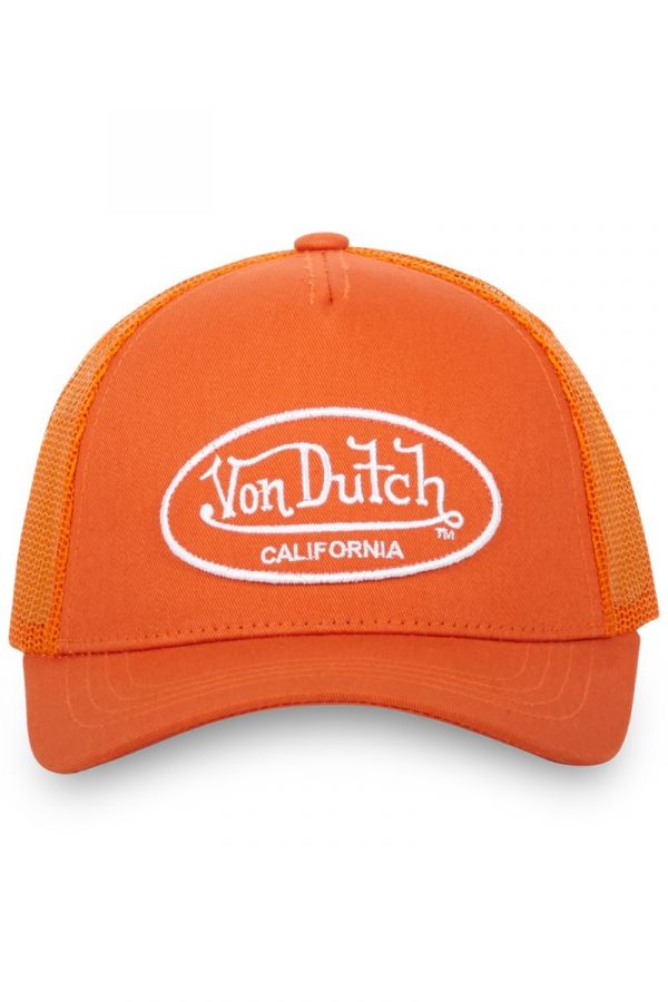 Șapcă VON DUTCH Lof Mesh dark orange