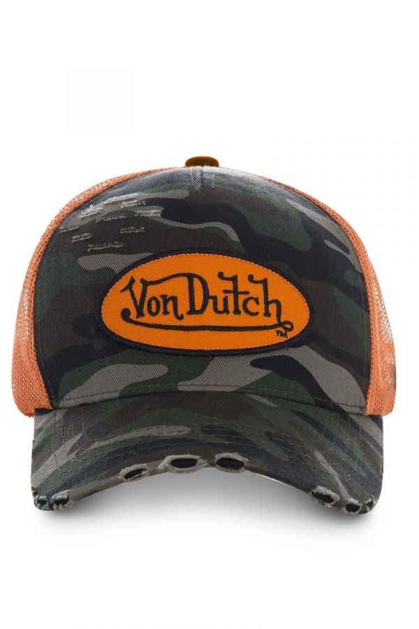 Șapcă VON DUTCH Ripped Mesh Cap camo