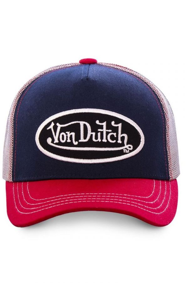 Șapcă VON DUTCH Color Mesh navy/red