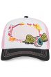 Șapcă VON DUTCH Pat Pin white/pink