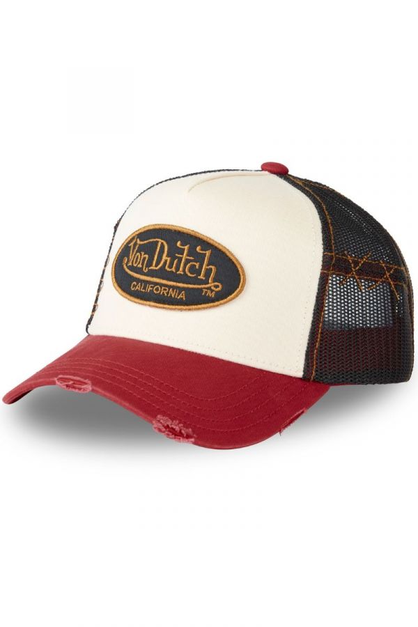 Șapcă VON DUTCH Naka Mesh white