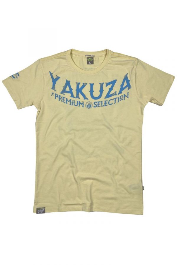 Tricou YAKUZA PREMIUM Tshirt 3609 light yellow