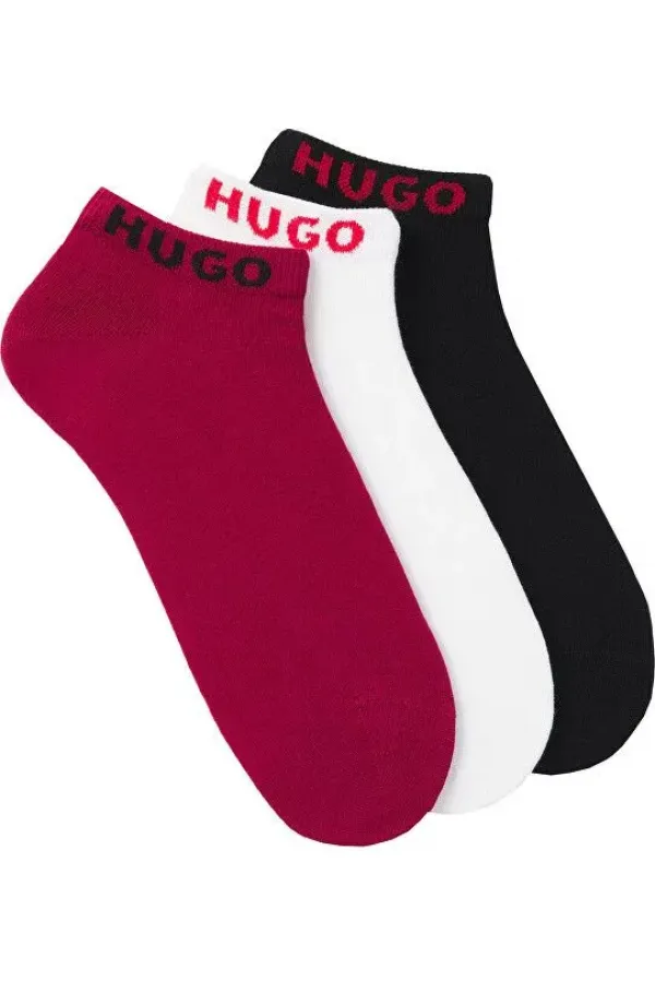 Șosete HUGO 3-pack Women Sign multi