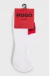 Șosete HUGO 3-pack Label Logo white