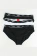 Chiloți HUGO 3-pack Brief Stripe black/white