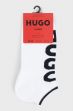 Șosete HUGO 2-pack Ankle Logo white