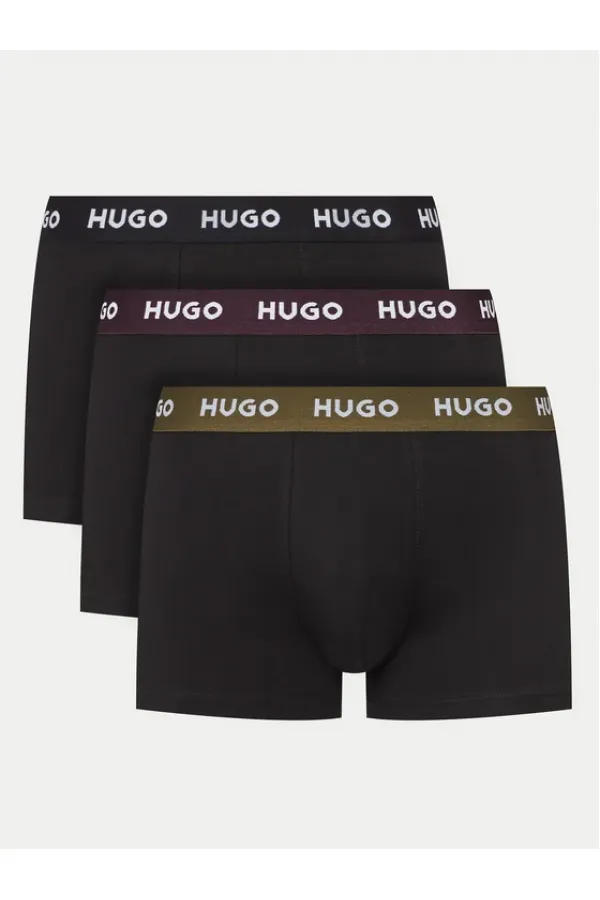 Boxeri HUGO 3-pack Triplet black