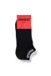 Șosete HUGO 3-pack Ankle Logo black