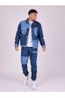 Jachetă PROJECT X PARIS Denim Yoke blue